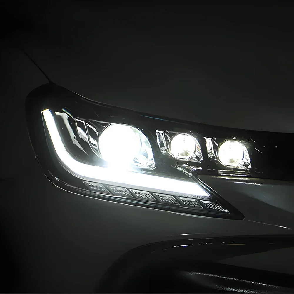 Auto Headlights For Toyota REIZ MARK X 2013-2017 LED Car Front Lamps Assembly Upgrade Three Projector Lens Accessories