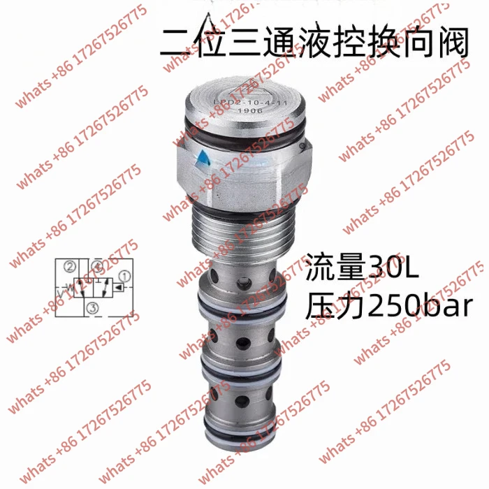 

LPD2-10-4-4/6/8/11/16 Two-position three-way hydraulic control directional valve of Ningbo Ketai hydraulic cartridge valve