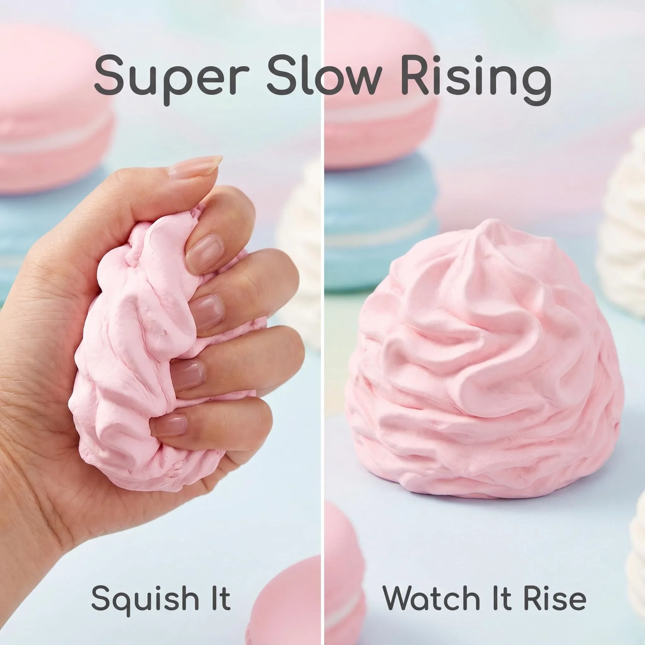 Squishy Cream Roll Toy Icing Swirl Design Slow Rebound Fidget Toy Stress Relief ASMR Decompression Desktop Novelty Gift