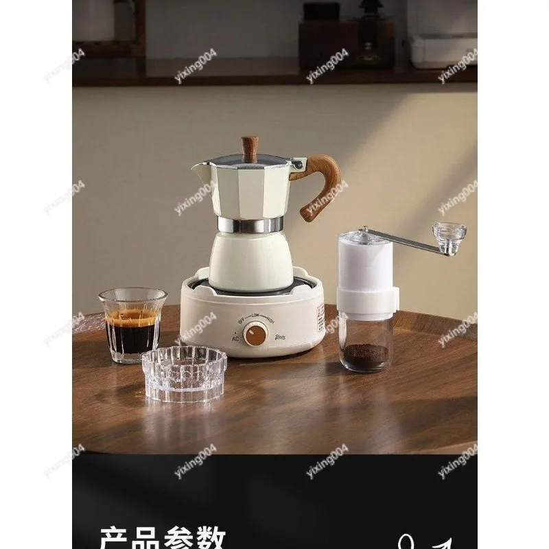 

Italian Moka Pot Espresso Coffee Maker for Outdoor Camping