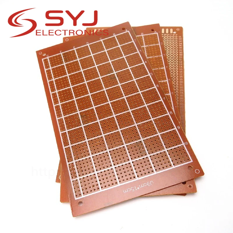 5 buah/Lot 9x15cm 9*15 DIY kertas prototipe PCB Universal percobaan matriks papan sirkuit tersedia