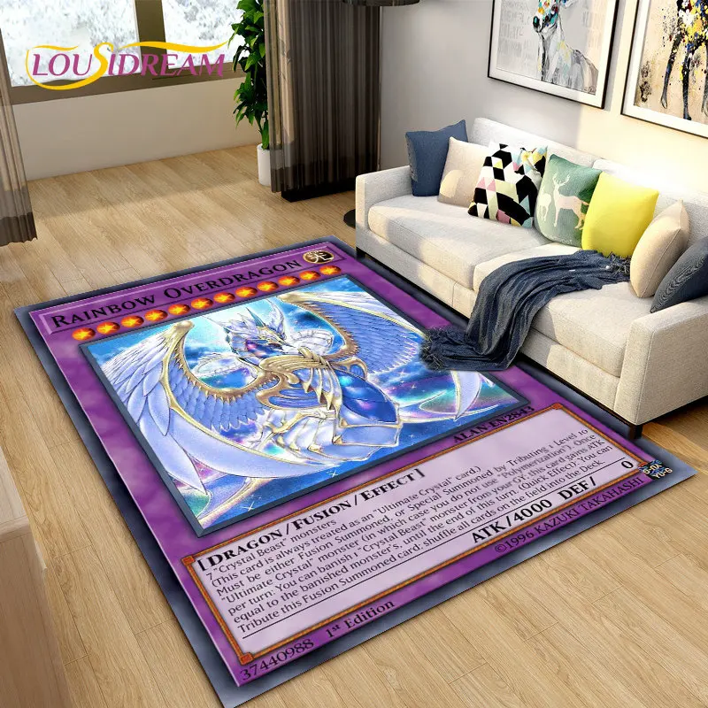 Yu-gi-ohモンスターフロアマット,大型,リビングルーム,ベッドルーム