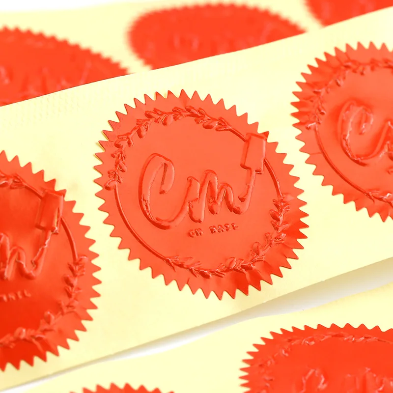 100pcs 45/50mm Gold Silver Foil Self Adhesive Steel Seal Stickers for Envelopes Certification Graduation Notary Corporate Seals