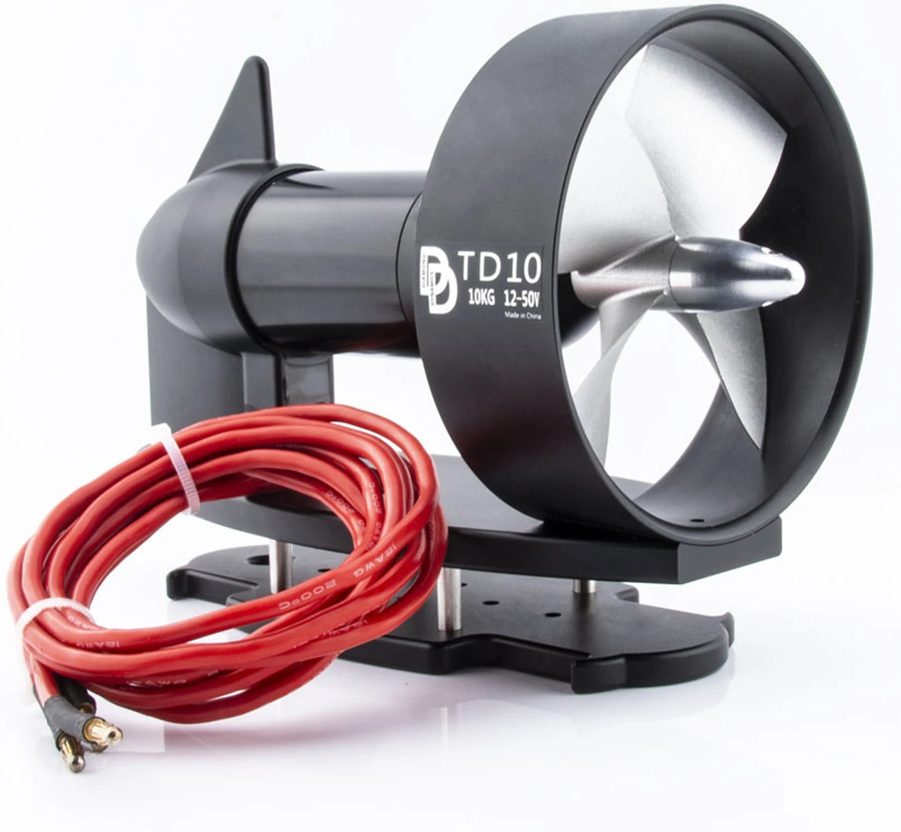 

DDTD10 25V 450W IP68 Waterproof Thruster Motor 10kg Thrust for ROV, Kayaks Dr-ones, Submarines, Fishing Boats | Brushless Design