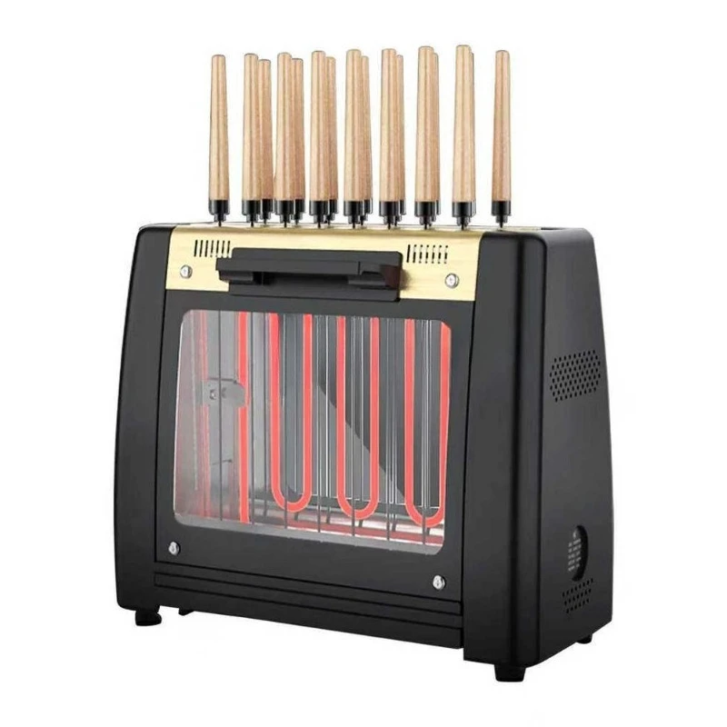 Automatic rotating electric barbecue grill Household smokeless skewer Lamb skewers Electric grill Infrared barbecue machine