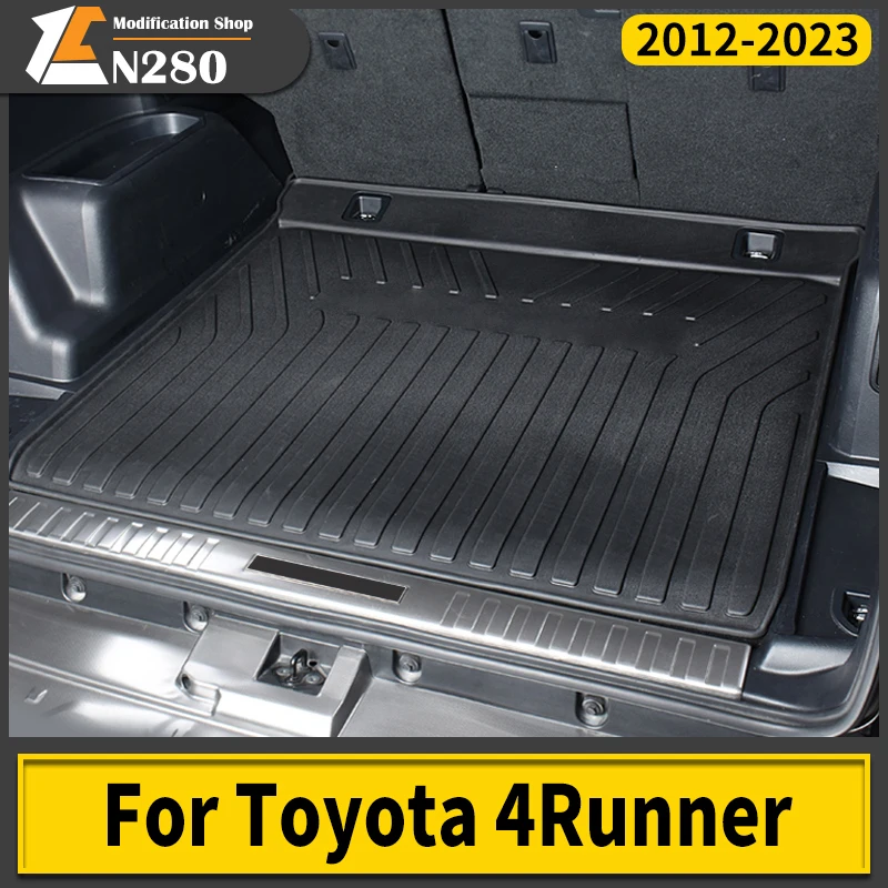 

For Toyota 4Runner Trunk mat N280 Tailgate Box Pad Interior Decoration Modification Accessories TPV Heightened Waterproof Rubber