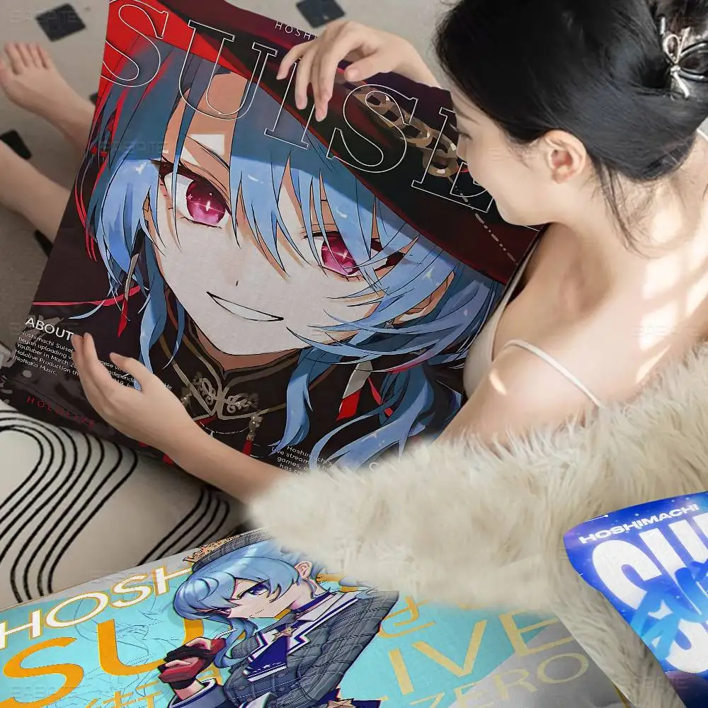 Singer Hoshimachi Suisei pillow cover sofa cushion cover home room decoration children gift