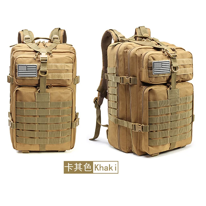 

‌Ultralight 45L Hiking Backpack 1.4kg - Water-Resistant Polyester Tactical Bag for Outdoor Trekking, Camping & Gym