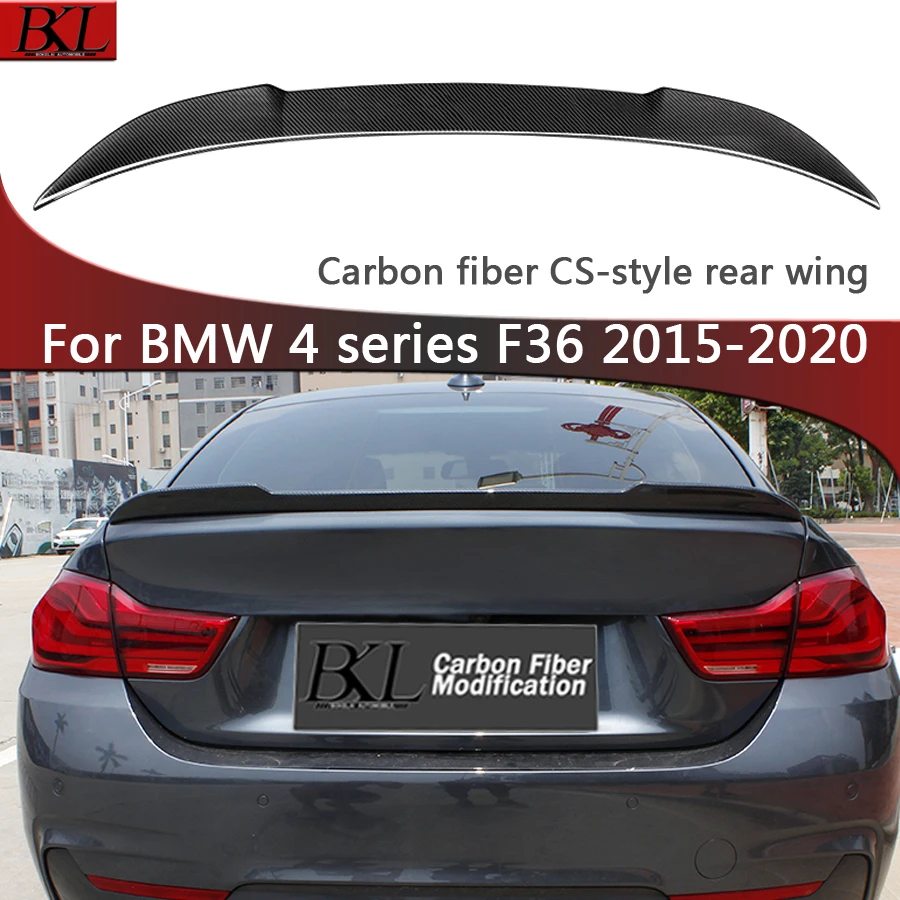 

For BMW 4 series F32 F33 F36 CS style carbon fiber rear wing trunk spoiler car rear wing modified rear wing upgraded body kit