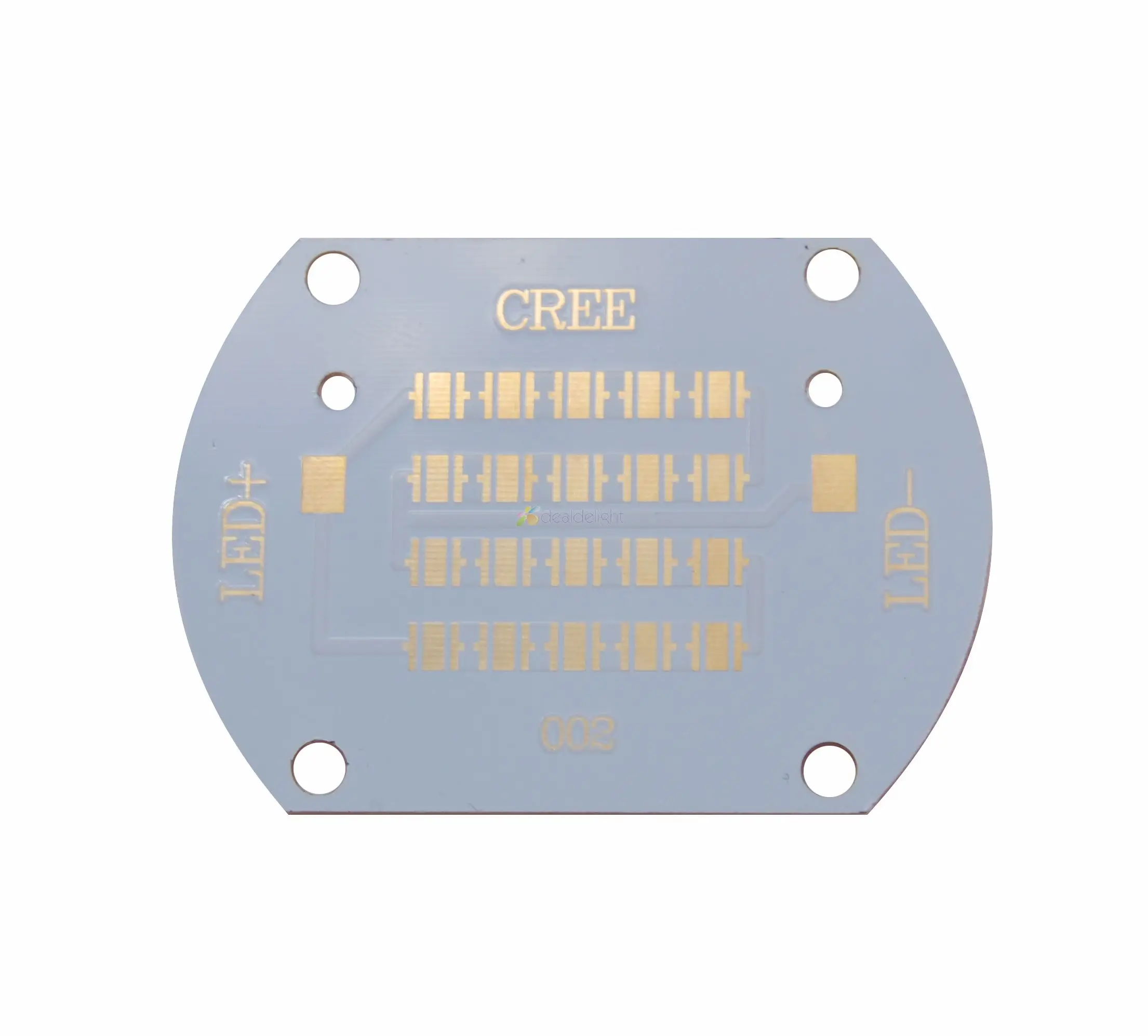 Led Copper PCB Board 10D 20D Led Heatsink Thermal Separation Led Lamp Lase for Cree XPE/XTE/XPG 35*35 10W-100W