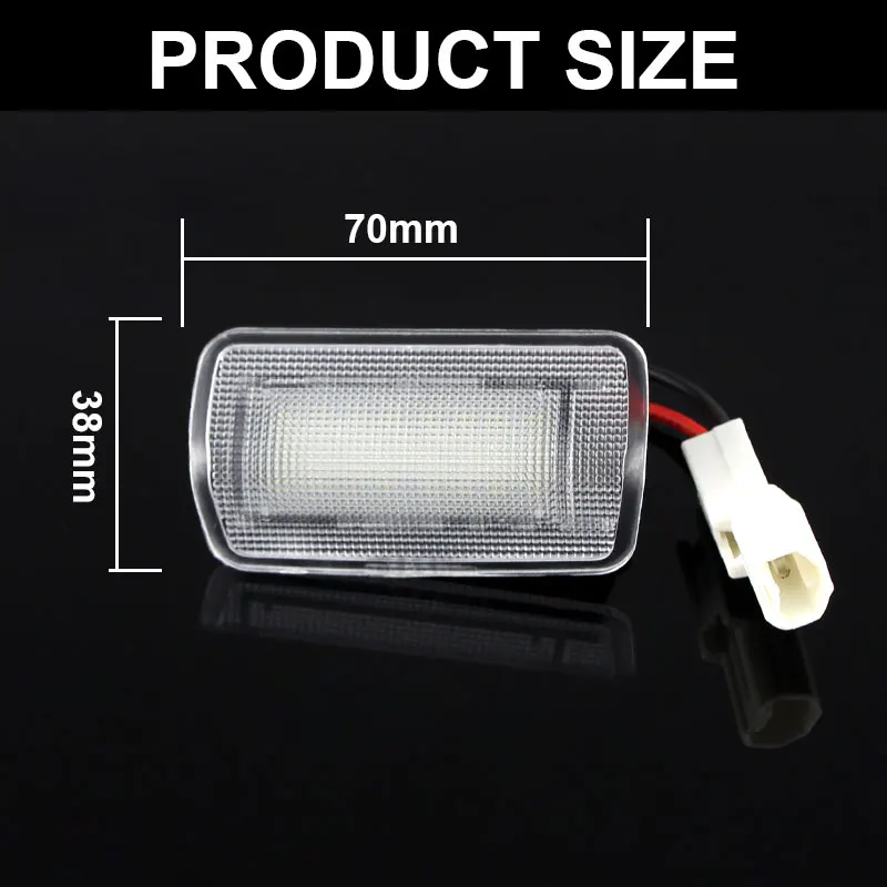 LED Door Courtesy Light For Toyota Camry Sienna Avalon Tundra Venza Highlander/Sequoia 4Runner Land Cruiser 86 Prius Car DoorLam