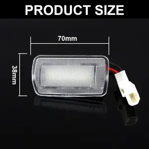 2x geführt von freundlicher für die Autotür, an Toyota Camry Sienna Avalon Tundra Venka Highlander/Sequoia 4runner Mirai Prius V Plug-In 86 10 Hauptverkäufe Sequoia LED - №7