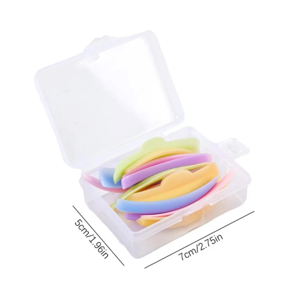 Accesorios de maquillaje para el crecimiento de pestañas, herramienta rizador de pestañas 3D para levantamiento de pestañas, almohadilla permanente de pestañas de silicona, protector de varillas de reciclaje de pestañas