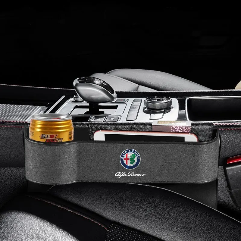 

2026 Горячая автомобильная наклейка, автомобильный ящик для хранения, наполнитель зазора сиденья, герметичный органайзер, подстаканник для Alfa Romeo giulietta 159 mito giulia st