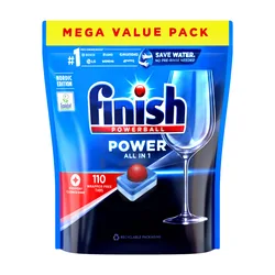 Finish All-in-one Dishwashing Block 110 Pieces of Detergent Powder Dishwasher Special Cleaning Block