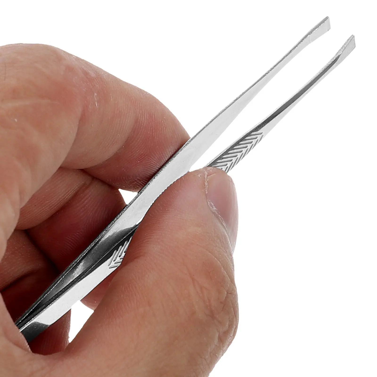 24Pcs Eyebrow Tweezers Stainless Steel Premium Anti-Rust Lightweight for Precise Hair Removal Travel Business Use