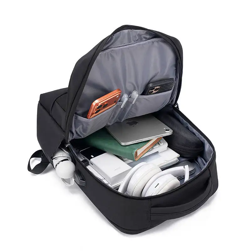 15.6 Inch Laptop Men Backpack Nylon Travel Male Laptop Backpack Usb Charging Computer School Backpacks Waterproof Bag For Men