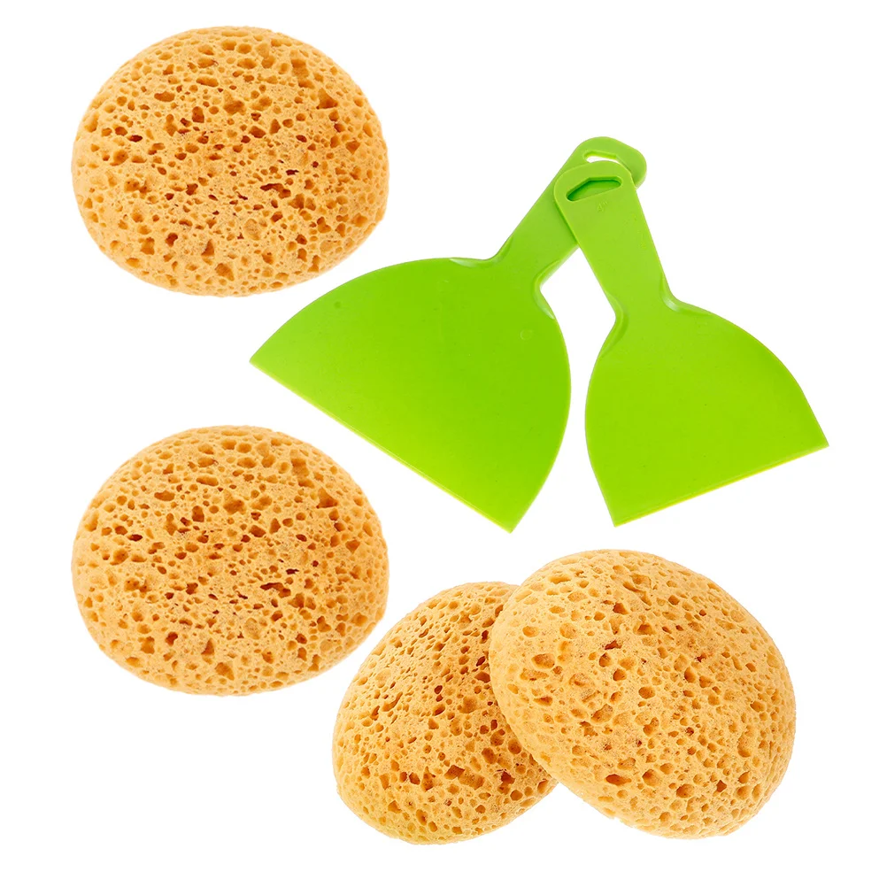 

1Set Detachable Texture Sponge for Drywall Ceiling Repair DIY Projects Specialist Finish Long Lasting Use Round Painting Sponge