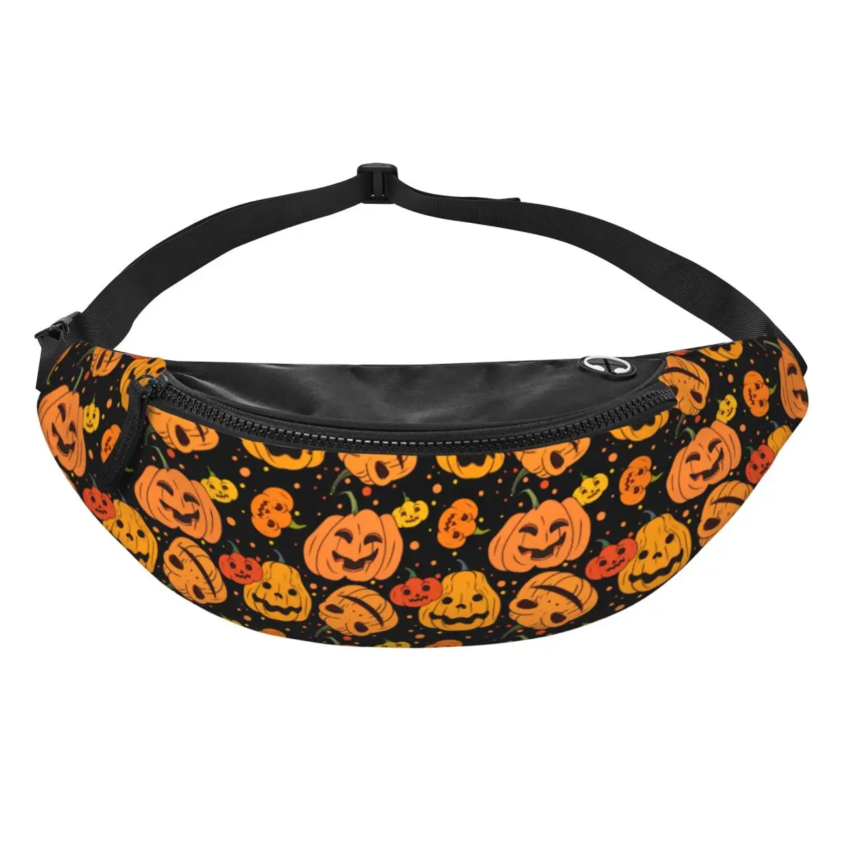 

Pumpkin Fanny Pack Men Women Crossbody Adjustable Waist Bag Travel Running Phone Pouch