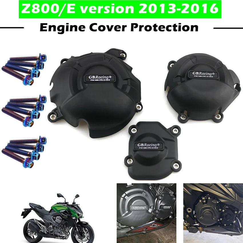 Motorcycles Engine cover Protection case for case GB Racing For KAWASAKI Z800 & Z800E 2013-2016 GBRacing Engine Covers