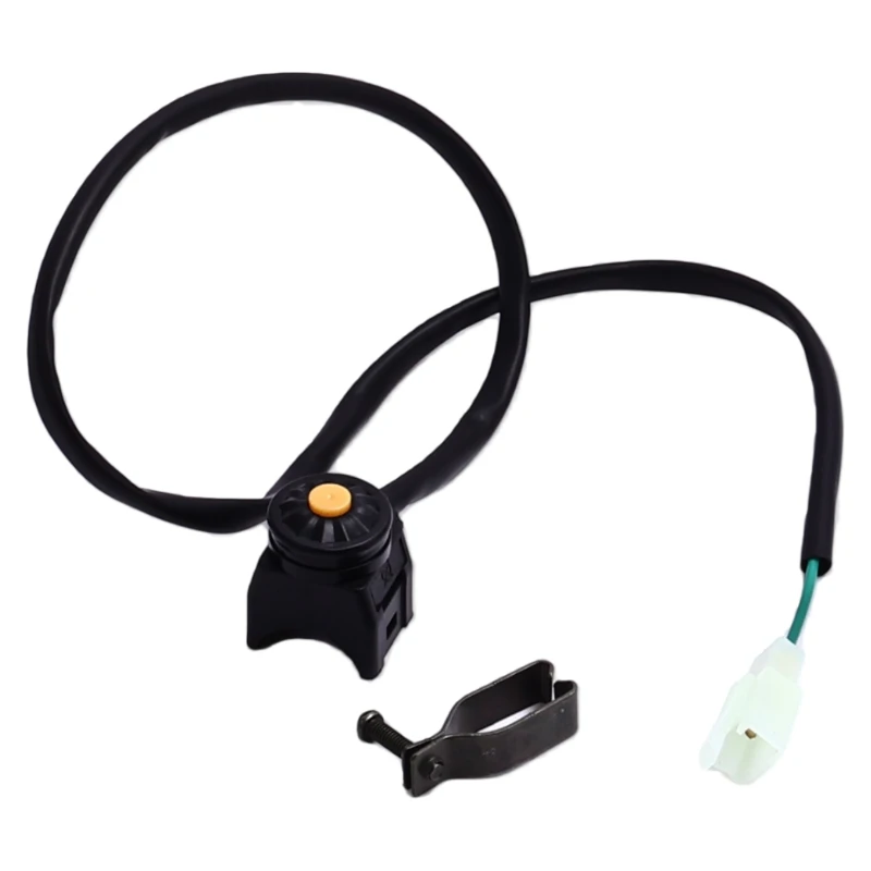 Red/yellow circular plastic button motorcycle universal modification accessory stall start modification switch