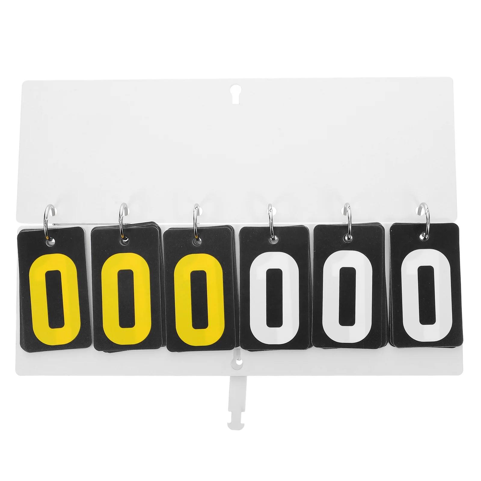 

6- Flip Scoreboard For Billiards Basketball Sports Clear Large Numbers Portable Tabletop Score Keeper Competition Night Use