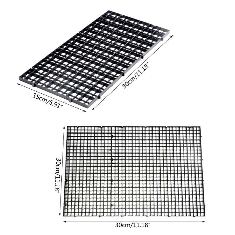 Fish Tanks Divider Filter Bottom Isolation Divider Tray Plastic Grids Aquariums EggCrate for Fish Separating Filtration