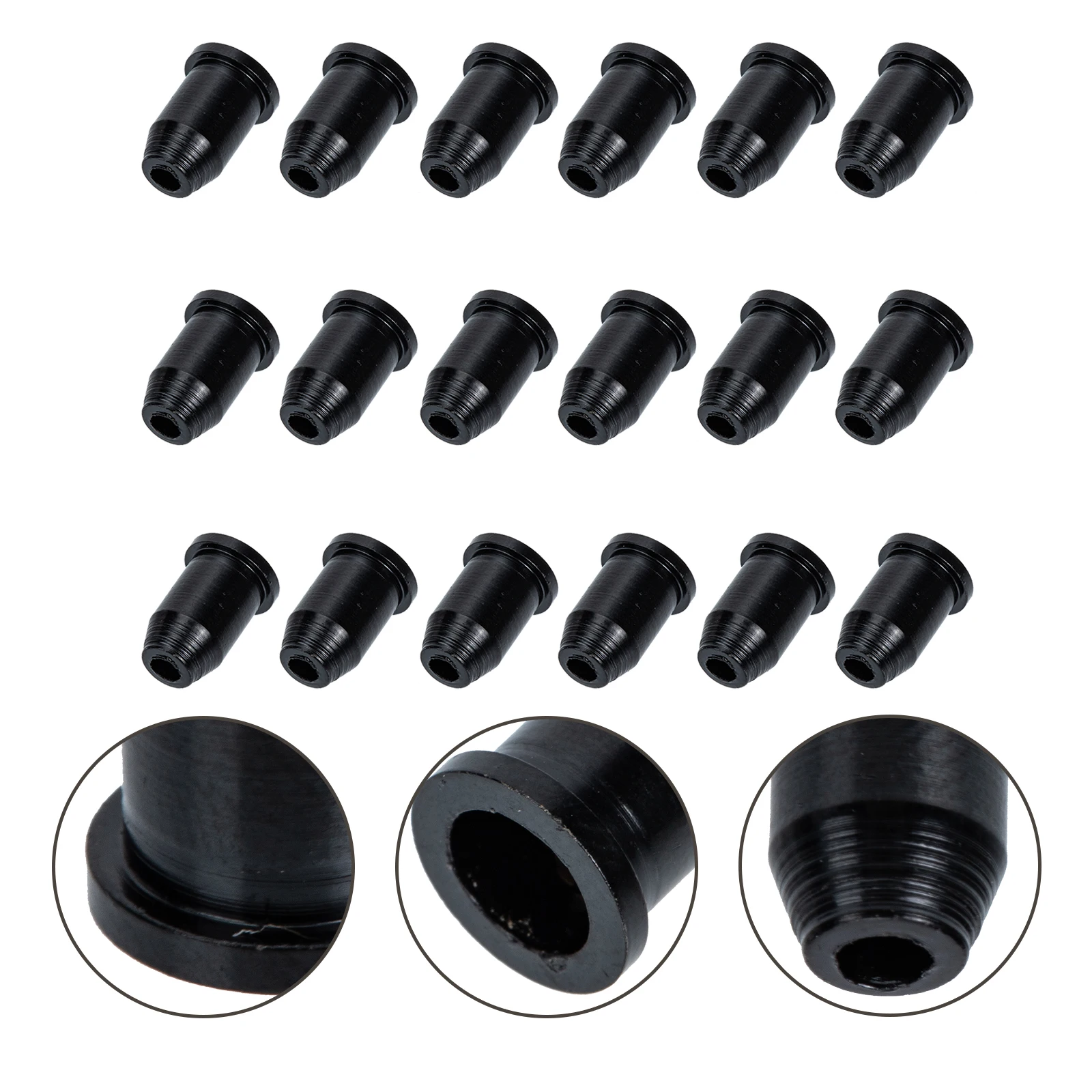 

18Pcs Electric Guitar String Ferrules High Quality Iron Material Long Service Life Guitar Supplies String Fixator