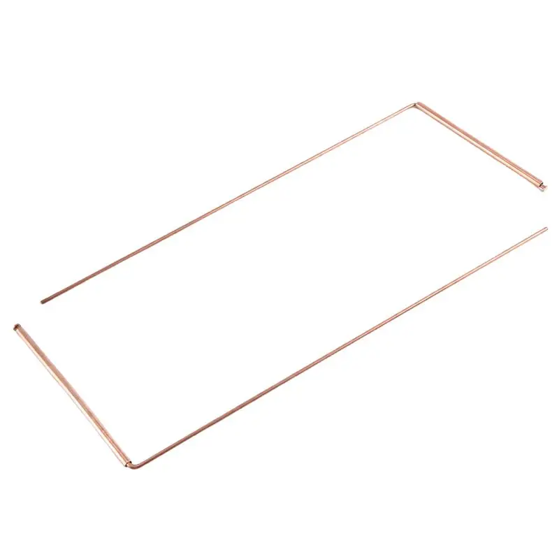 AT63-Copper Dowsing Rod Pure Copper 2PCS Divining Rods - For Divining Water, Treasure(A) Durable Gold