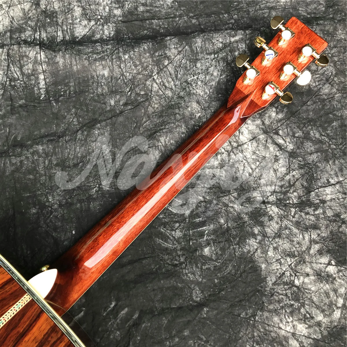 Hand Made 41 Inch D Type Solid Spruce Acoustic Guitar Ebony Fingerboard Rosewood Body view 6