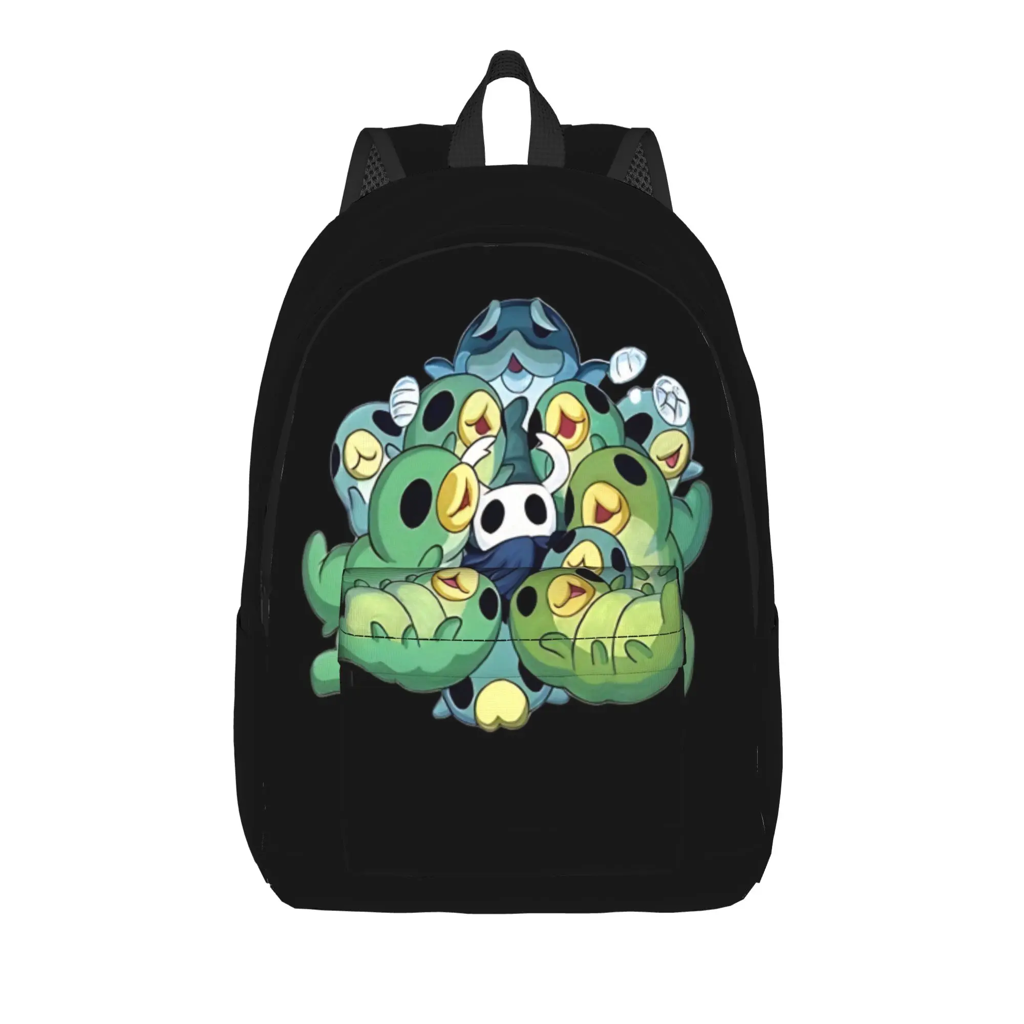 Back to school season Dark Creature Illustration Schoolbag Hollow Knight Teenager Snack Storage Backpack