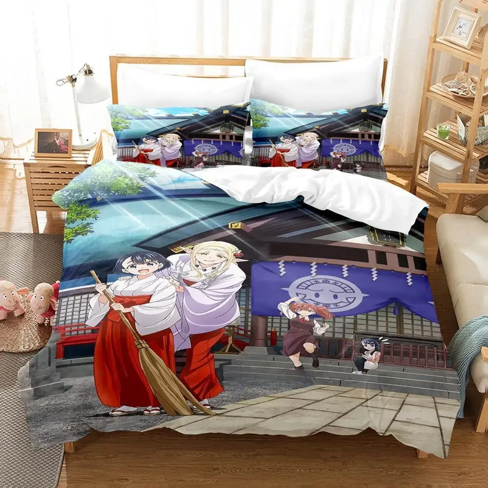 Koito Koganei & Elda Bedding Set Single Twin Full Queen King Size Bed Set Adult Kid Bedroom Duvet cover Sets Anime Bed Sheet Set