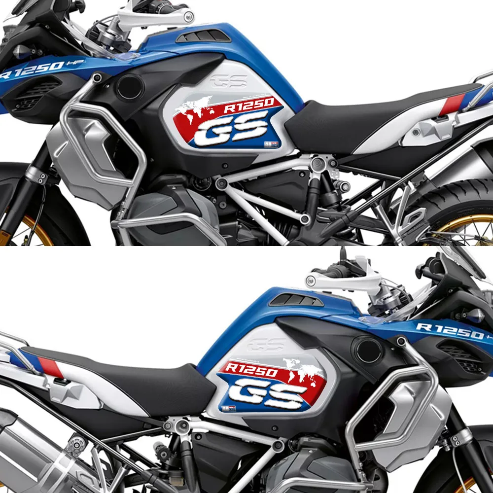 For BMW R1250GS ADV R 1250 GS Adventure 2019-2023 Motorcycle Tank Traction Side Pad Gas Fuel Knee Grip Protection 3D Gel Decal