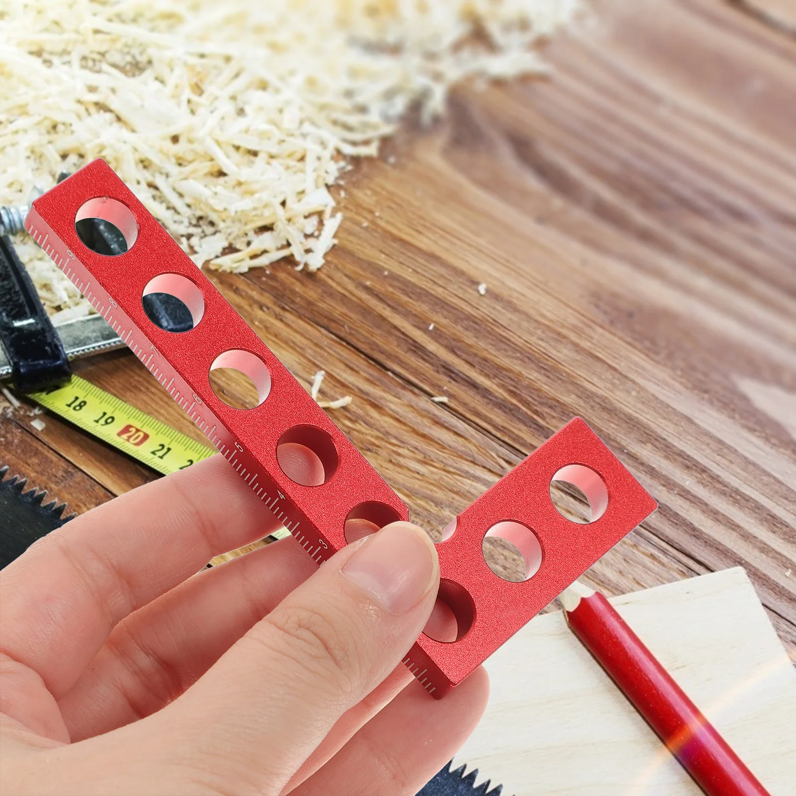 

Aluminum Alloy Carpenter Square Lightweight Portable Work Measure Tool Machinist Woodworking Ruler Metal Measuring Construction