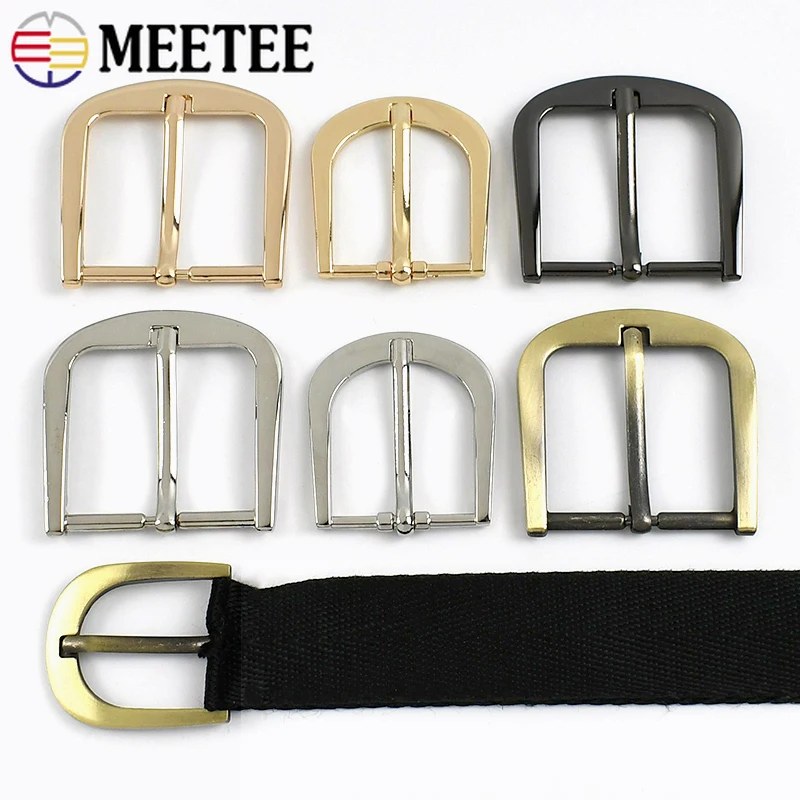 

10/20Pcs 12-38mm Metal Belt Buckle Coat Pants Pin Buckles Webbing Clasp for Bag Strap Dog Collar Hook DIY Sewing Accessories