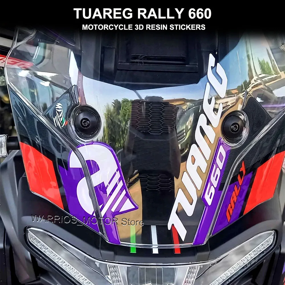 

For Aprilia Tuareg Rally 660 New 3D Gel Epoxy Sticker Kit Motorcycle Tank Pad Protection Stickers Waterproof Decorative Decal