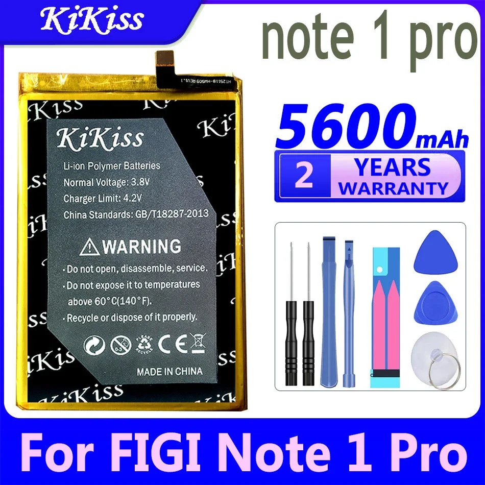 5600mAh KiKiss Powerful Battery for FIGI Note 1 Pro 1Pro Note1 Pro