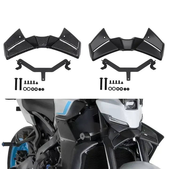 

1x Front Spoiler Kit For MT09 2024-2025 For MT09 SP 2024-2025 For MT09 For YAMT 2024-2025 ABS Iron Black Motorcycle Parts