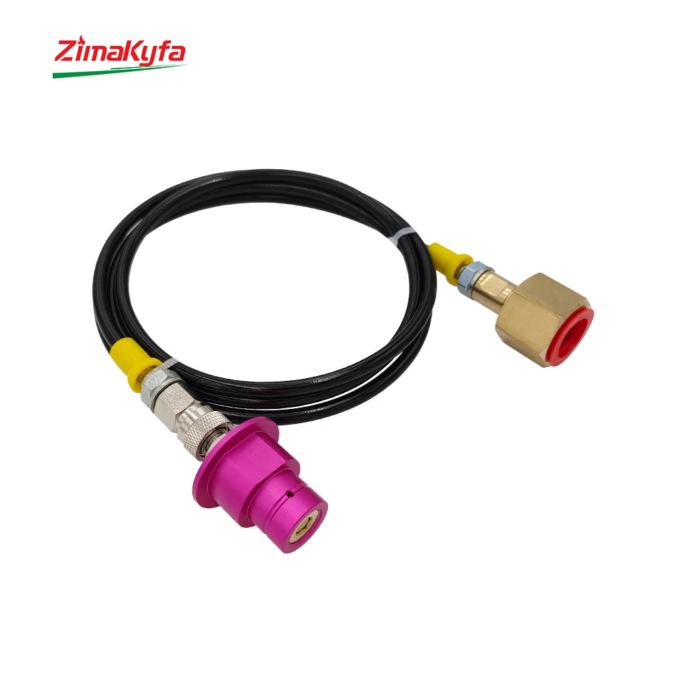 Imagem -02 - Kit de Mangueira para Co2 Externo Garrafa Tanque Quick Connect Soda Machine Maker Sodastream Duo Pico Art 90cm W21.814 Cga320 g3 4