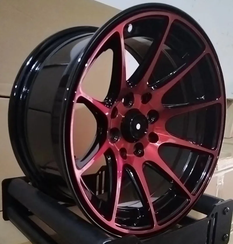 

Factory Price 14 Inches Alloy Cast Deep Concave Passenger Car Wheel Rims 8 Holes Pcd 100 1143 in Stock