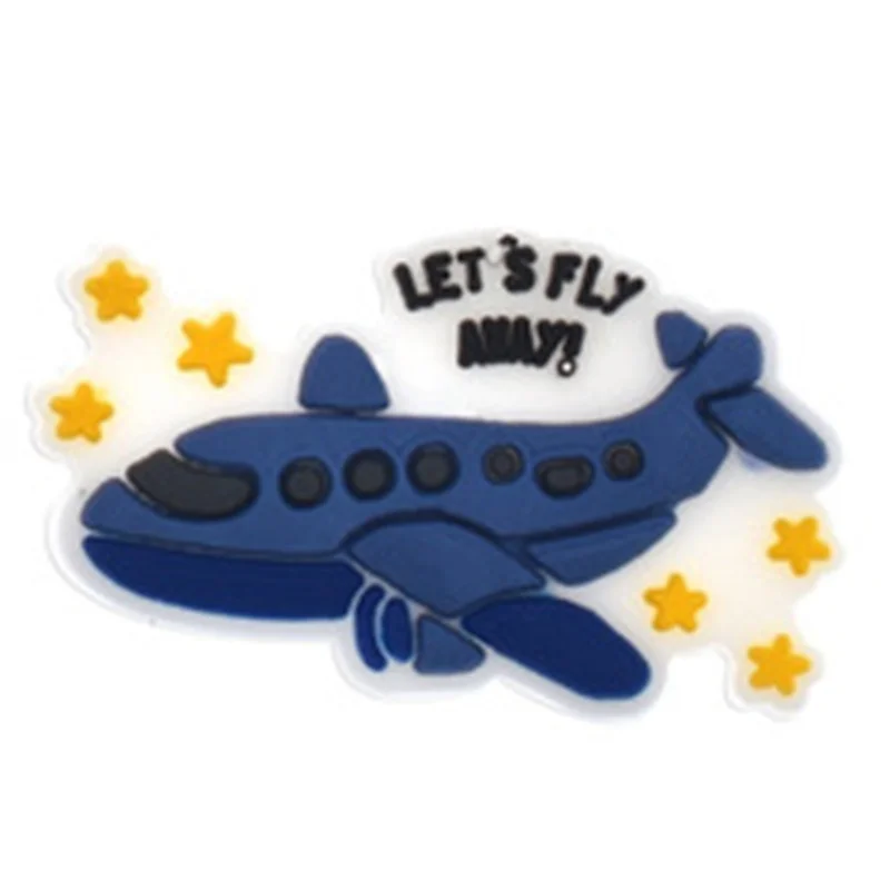 Airplane Shoe Charms for  Charms Clogs Bubble Slides Shoe DIY Decoration Kids Party Gifts