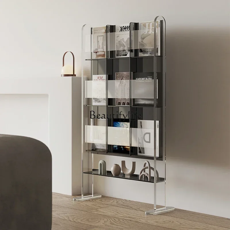 

FG28Acrylic living room floor rack simple display rack