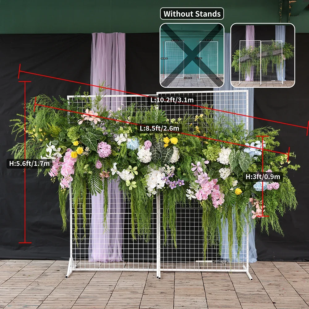 Hogar Y Decoracion Green Artificial Flowers Arrangement Event Decoration Custom Green Hanging Vine Sztuczne Kwiaty Props HY2525