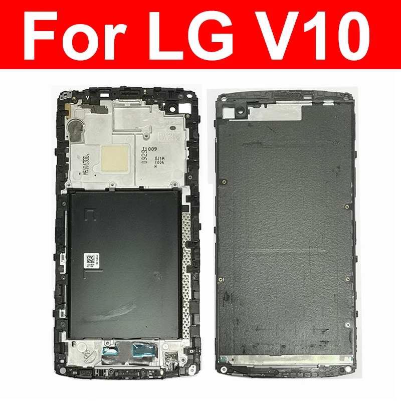 LCD Front Housing For LG V10 V20 G5 LCD Screen Front Frame Cover Case Bezel Parts