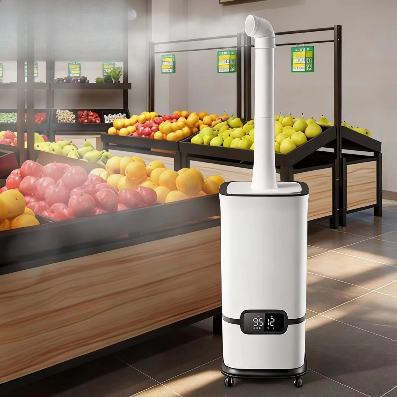 Humidifier Industrial Commercial Supermarket Vegetable Fresh Fruit Sprayer Top Water Design, 16 Litre Large Capacity Water tank