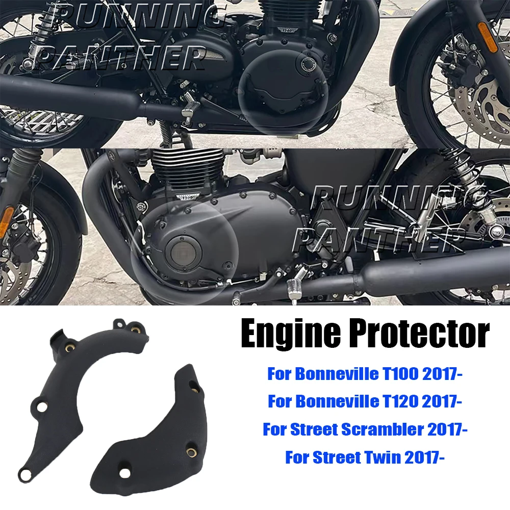 

Motorcycle Parts For Bonneville T100 / T120 Thruxton 1200 / RS Street Twin / Scrambler Engine Protector Slider Crash Protection