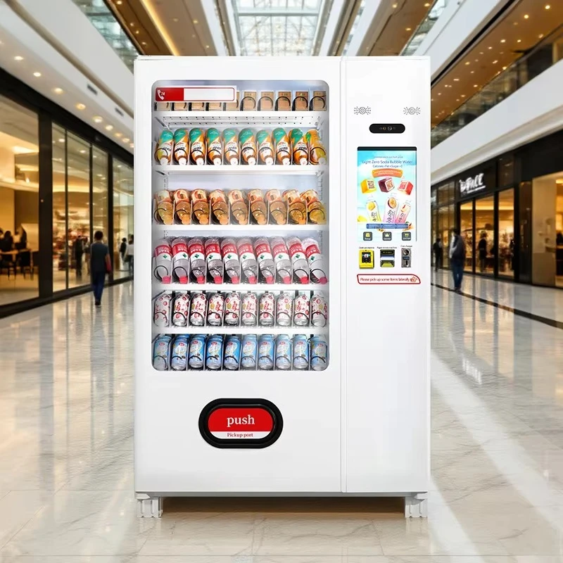 

High Capacity Eco Friendly Snack Vending Machine for Parks with Solar Power Option Snack Vending Machine