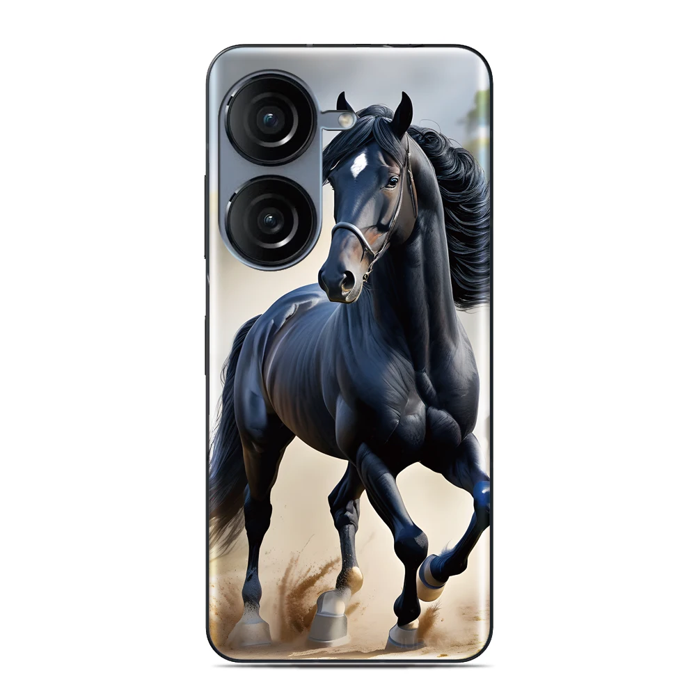 말 동물 디자인 샤오미 14T 포코 C85 C65 X6 M7 C40 C71 F4 M4 레드미 15 15C 13C 12C 10C 4G A5 노트 13 프로 5G 폰 케이스