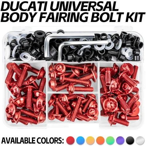 Imagen 2 del producto 190 Uds tornillos de carenado completos para Kawasaki ZX6R ZX7R ZX9R ZX10R ZX12R ZX14R Versys 650 Ninja 650R 1000 Z750 Z1000 ZZR600