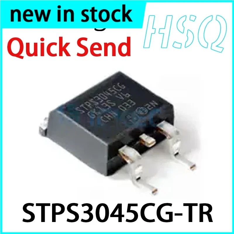 1PCS STPS3045CG-TR Package TO-263 Screen Printed STPS3045CG Diode
